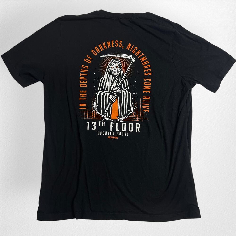 13th Floor Haunted House Graphic T-Shirt‎ Unisex 3XL